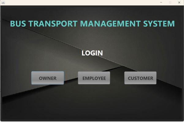 Bus Transport Management System